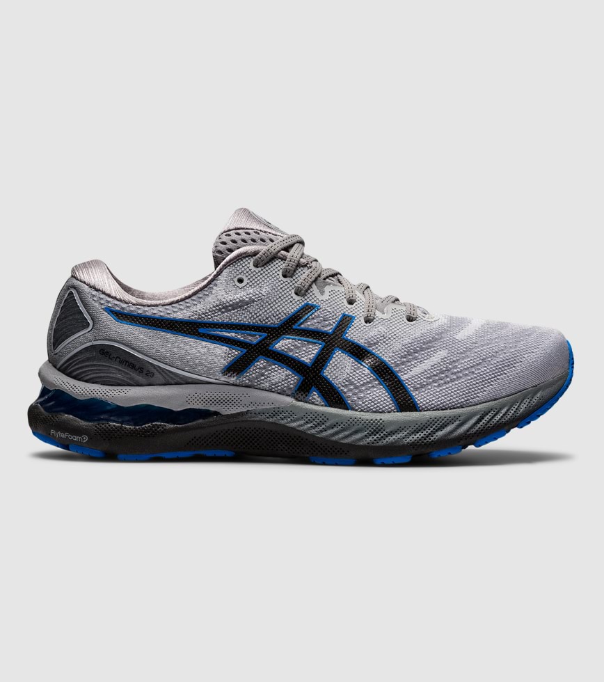 ASICS GEL NIMBUS 23 MENS PIEDMONT GREY ELECTRIC BLUE The Athlete s Foot