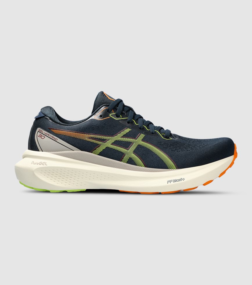 ASICS GEL KAYANO 30 MENS FRENCH BLUE NEON LIME The Athlete s Foot