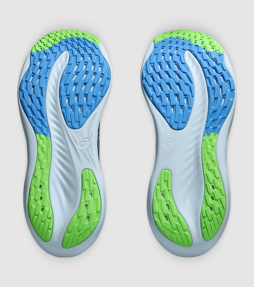 ASICS GEL NIMBUS 26 4E X WIDE MENS FRENCH BLUE ELECTRIC LIME The Athlete s Foot