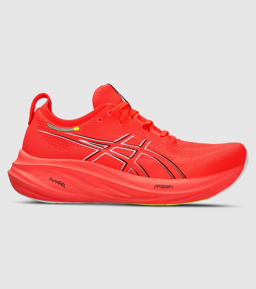 ASICS GEL NIMBUS 26 MENS SUNRISE RED BLACK The Athlete s Foot