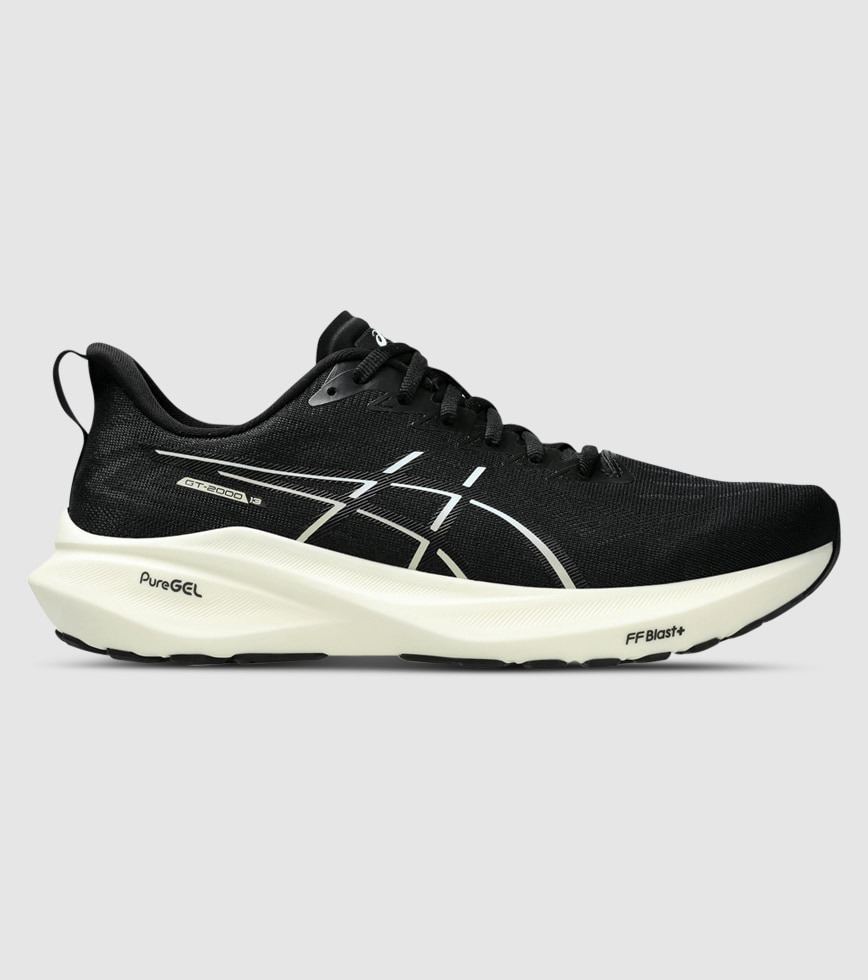 ASICS GT 2000 13 MENS BLACK WHITE The Athlete s Foot
