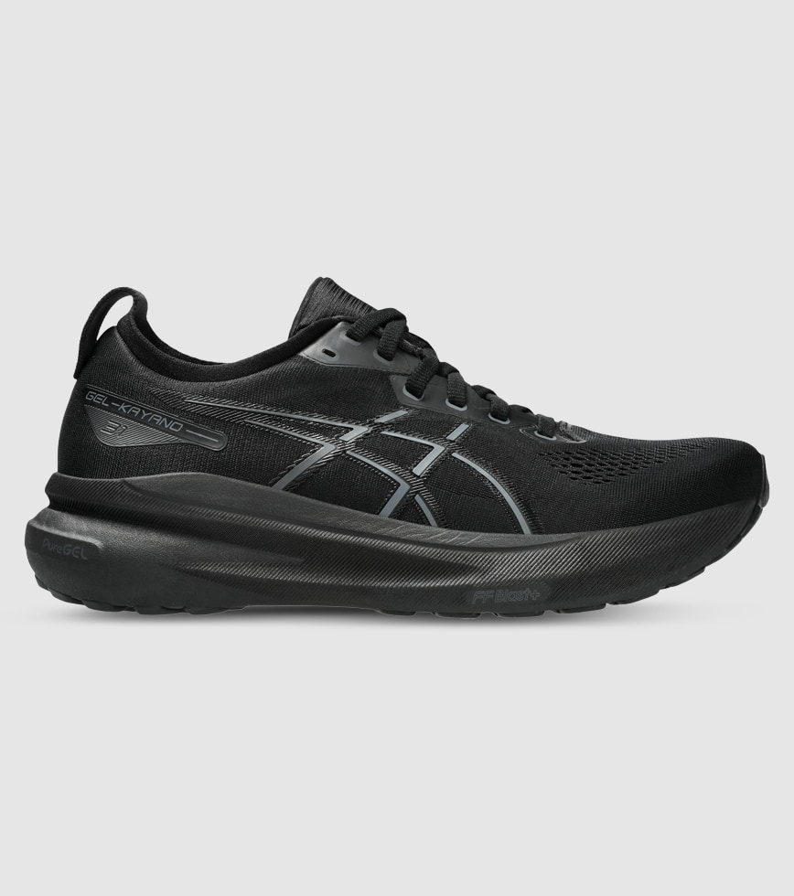 ASICS GEL KAYANO 31 MENS BLACK BLACK The Athlete s Foot