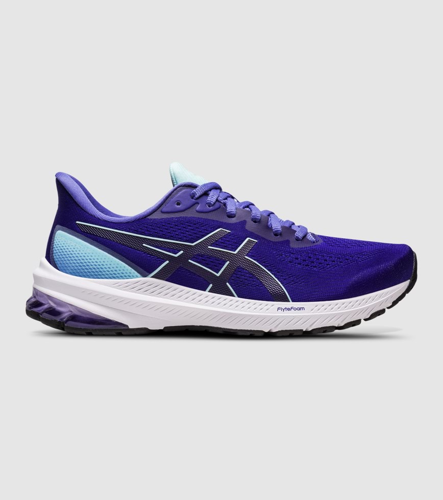 ASICS GT 1000 12 D WIDE WOMENS EGGPLANT AQUAMARINE The Athlete s Foot