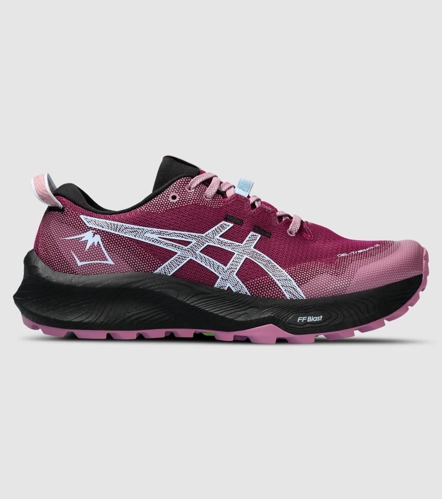 ASICS GEL TRABUCO 12 WOMENS BLACKBERRY LIGHT BLUE The Athlete s Foot