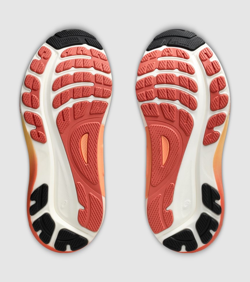ASICS GEL KAYANO 31 WOMENS WOMENS WHITE FAEDED ORANGE The Athlete s Foot