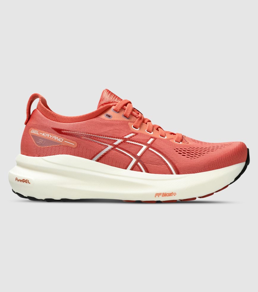 ASICS GEL KAYANO 31 WOMENS WOMENS DESERT RED WHITE The Athlete s Foot