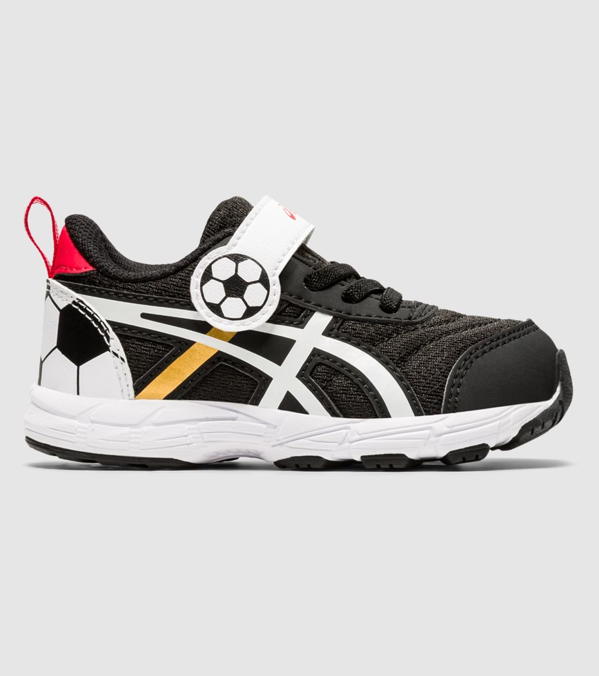 ASICS CONTEND 6 TS SCHOOL YARD KIDS BLACK PURE GOLD The Athlete s Foot