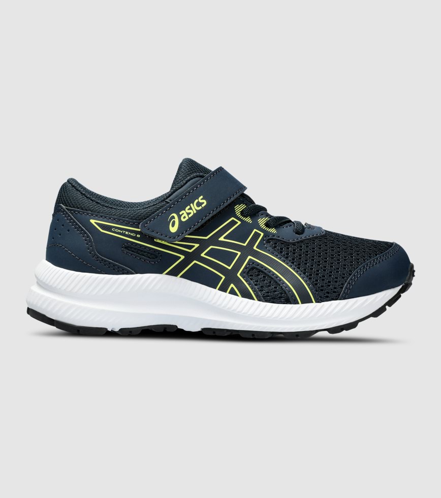 ASICS CONTEND 8 PS KIDS FRENCH BLUE BLACK The Athlete s Foot