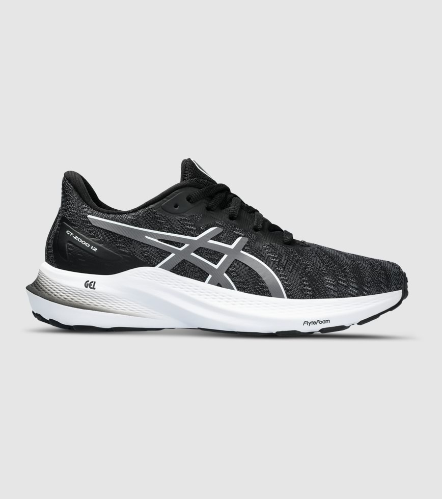 ASICS GT 2000 12 GS KIDS BLACK CARRIER GREY The Athlete s Foot