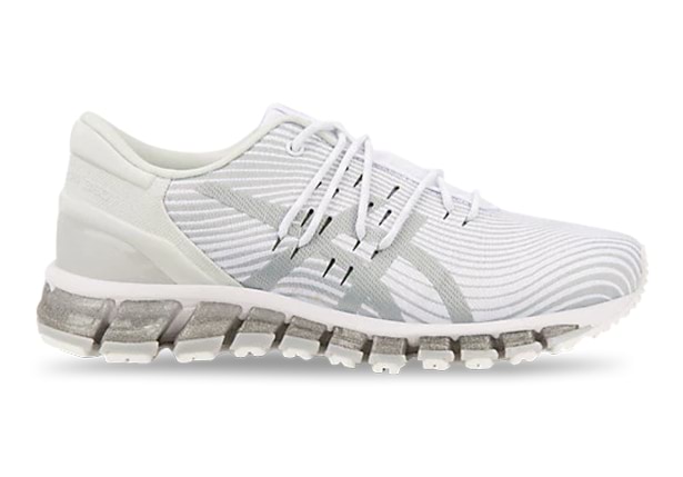 ASICS GEL QUANTUM 360 4 WOMENS WHITE MID GREY White Womens Lifestyle Gym Running Shoes