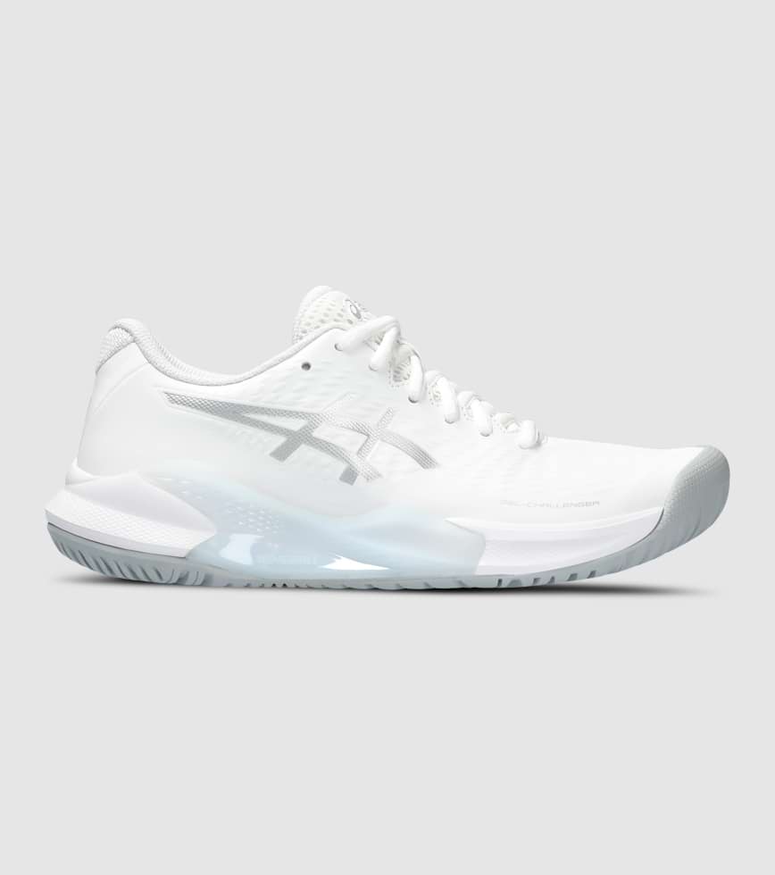 ASICS GEL CHALLENGER 14 HARDCOURT WOMENS WHITE PURE SILVER The Athlete s Foot
