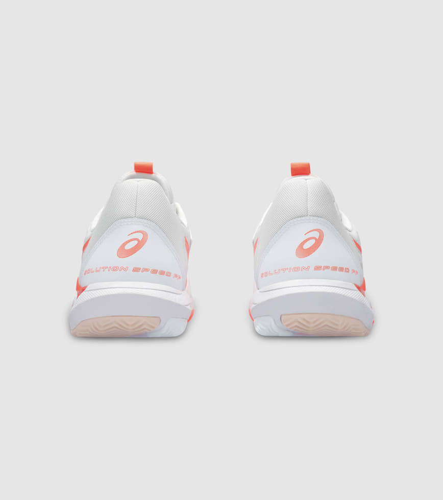 ASICS GEL SOLUTION SPEED FF 3 HERRINGBONE WOMENS WHITE SUN CORAL The Athlete s Foot