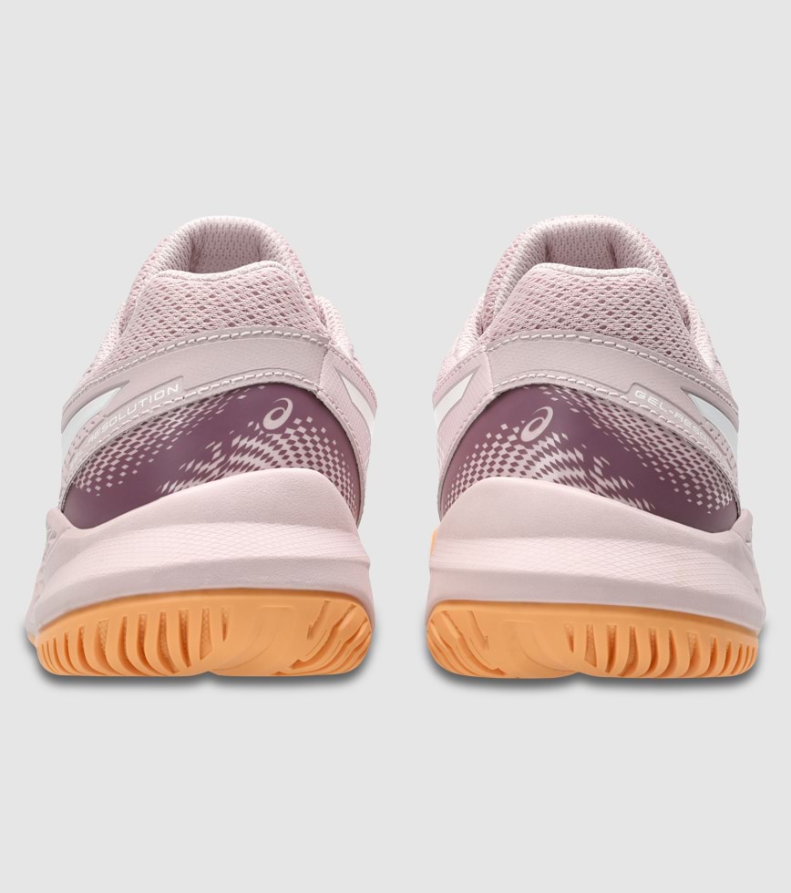 ASICS GEL RESOLUTION 9 GS KIDS WATERSHED ROSE WHITE The Athlete s Foot