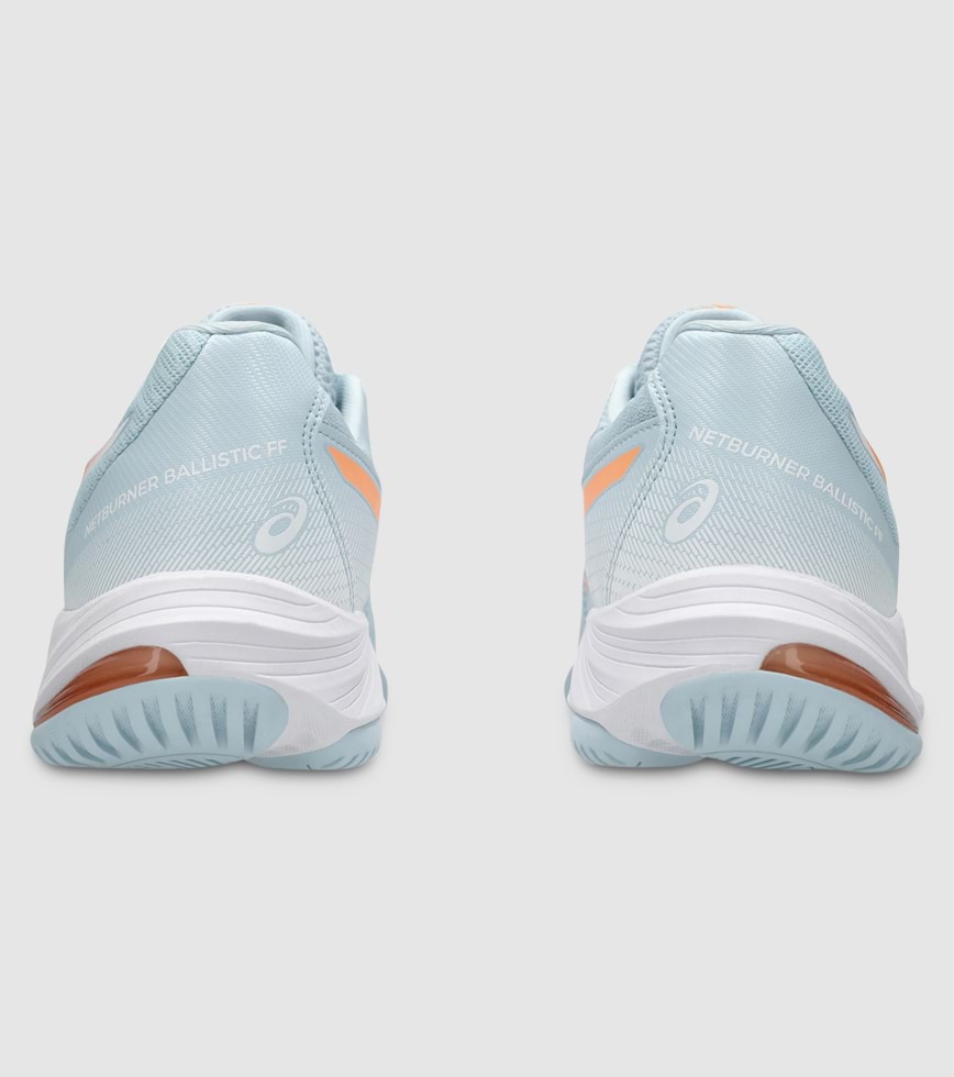 Asics gel netburner ballistic netball trainers grey 2025