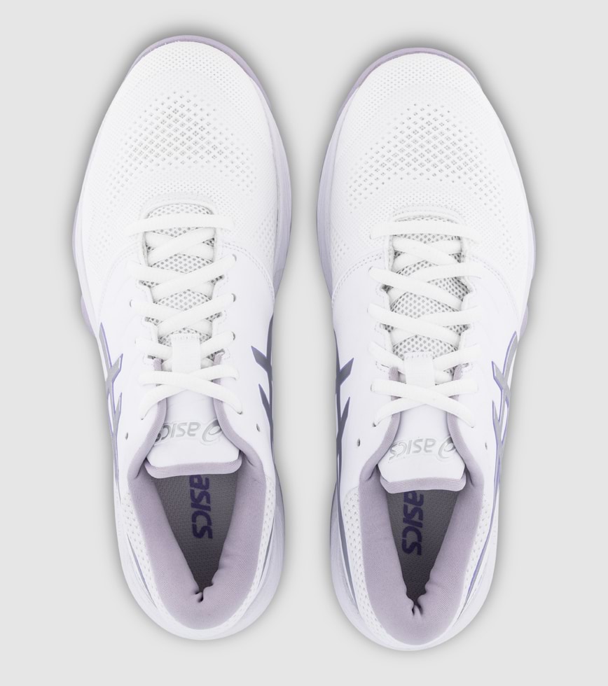 ASICS GEL NETBURNER 20 D WOMENS WHITE PURE SILVER The Athlete s Foot
