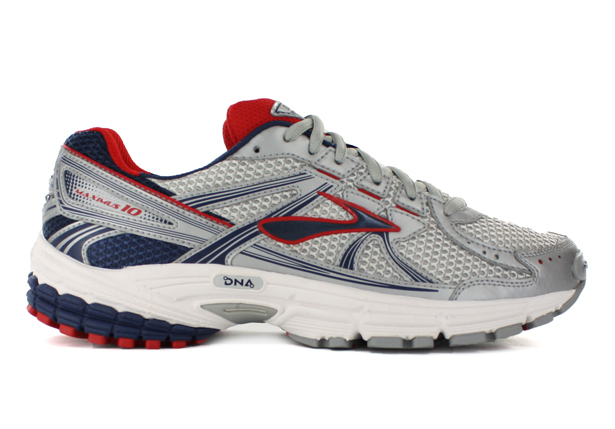 BROOKS MAXIMUS 10 MENS WHITE BLUE RED White Mens Training Walking Support Shoes