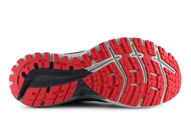 BROOKS ADRENALINE GTS 18 MENS BLACK GOLD RED Black Mens Supportive Running Shoes