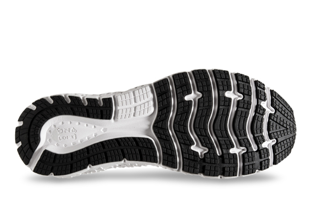 BROOKS GLYCERIN 17 MENS BLACK WHITE Black Mens Cushion Running Shoes