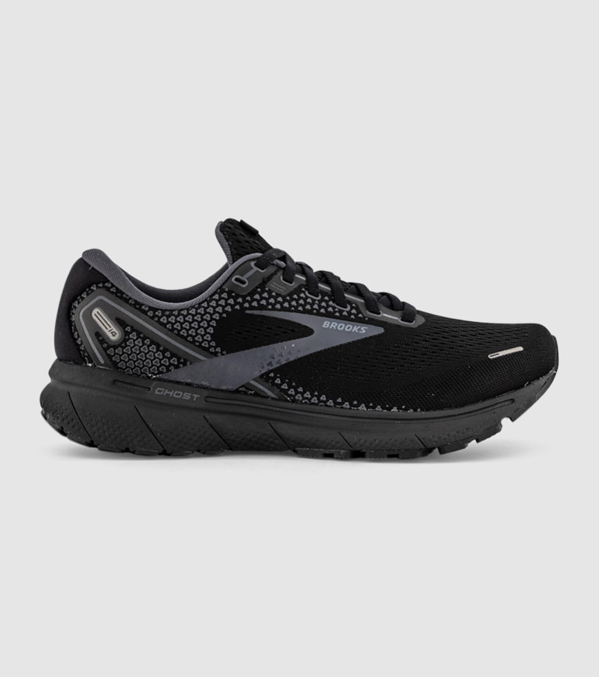 BROOKS GHOST 14 2E MENS BLACK BLACK EBONY The Athlete s Foot