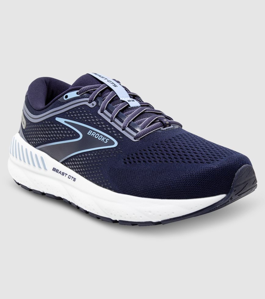 BROOKS BEAST GTS 23 4E X WIDE MENS PEACOAT BLUE WHITE The Athlete s Foot