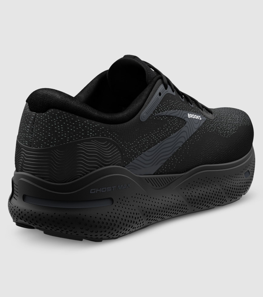 BROOKS GHOST MAX 2E WIDE MENS BLACK BLACK EBONY The Athlete s Foot