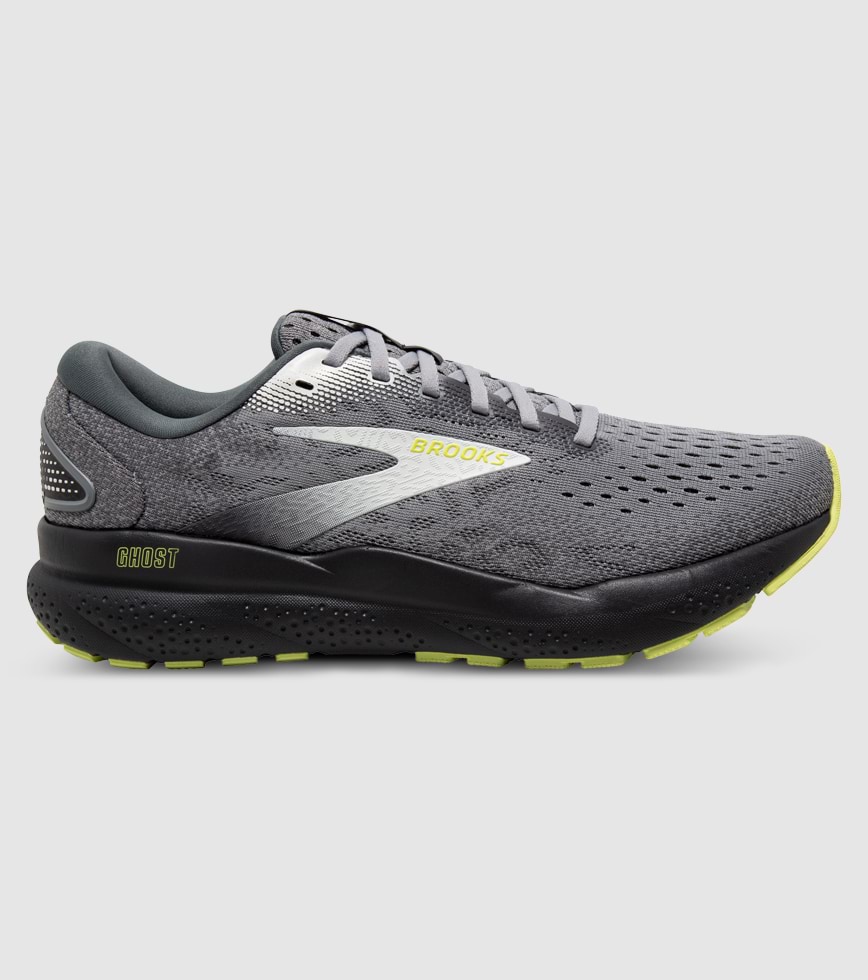 BROOKS GHOST 16 MENS PRIMER GREY LIME The Athlete s Foot