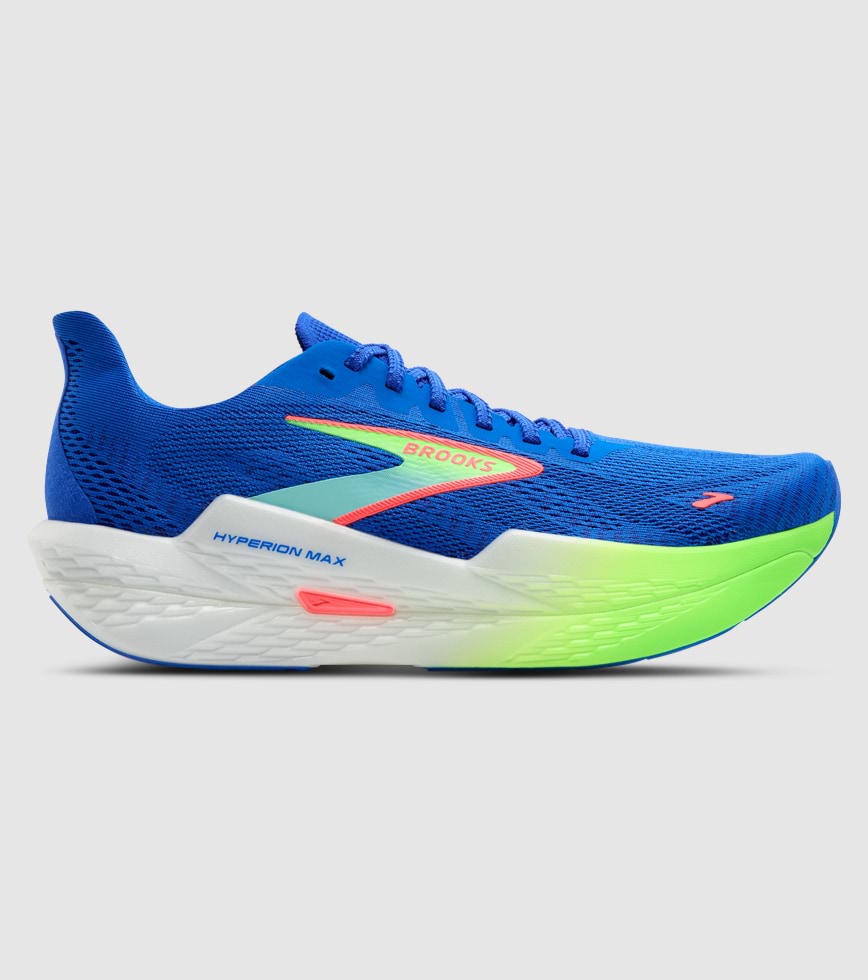 BROOKS HYPERION MAX 2 MENS COBALT GREEN GECKO LIMP | The