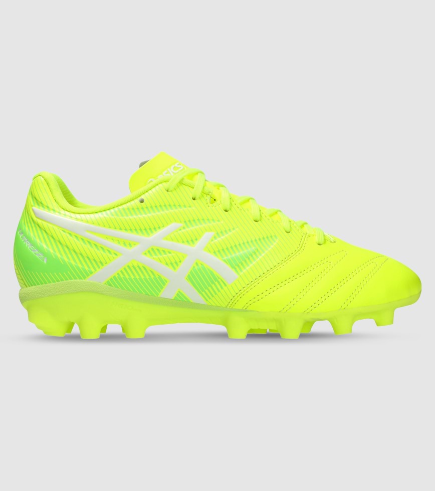 ASICS ULTREZZA JNR FG GS KIDS SAFETY YELLOW WHITE The Athlete s Foot