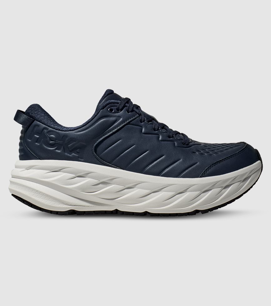 HOKA BONDI SR MENS OUTERSPACE WHITE The Athlete s Foot