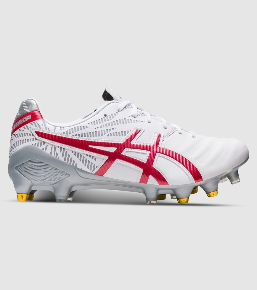 ASICS LETHAL TIGREOR FF HYBRID MENS WHITE CLASSIC RED The Athlete s Foot