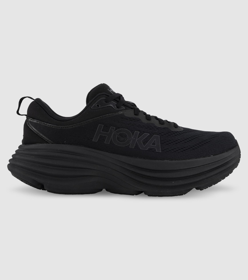 HOKA BONDI 8 2E MENS BLACK BLACK The Athlete s Foot