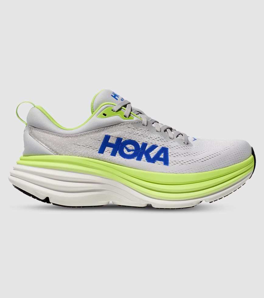 HOKA BONDI 8 MENS STARDUST LETTUCE | The Athlete's Foot