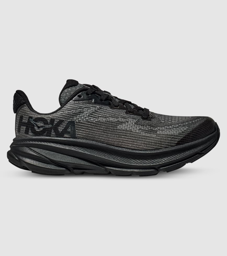 Kids black runners clearance