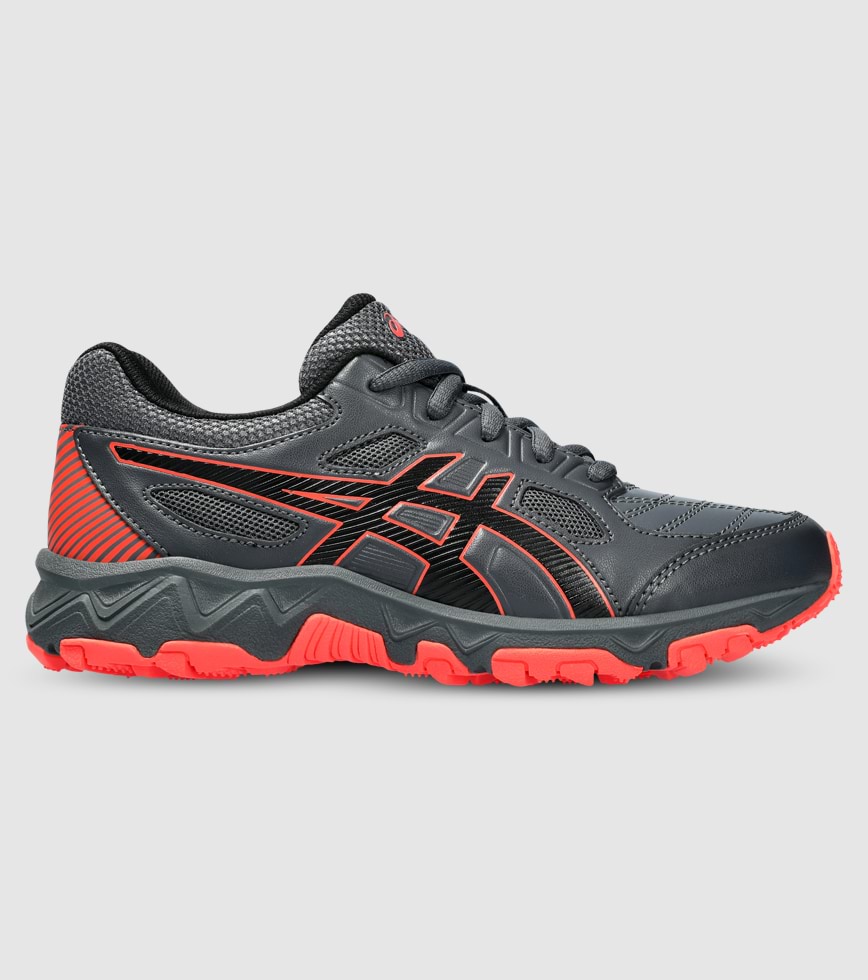 ASICS GEL TRIGGER 12 TX GS KIDS CARRIER GREY BLACK The Athlete s Foot