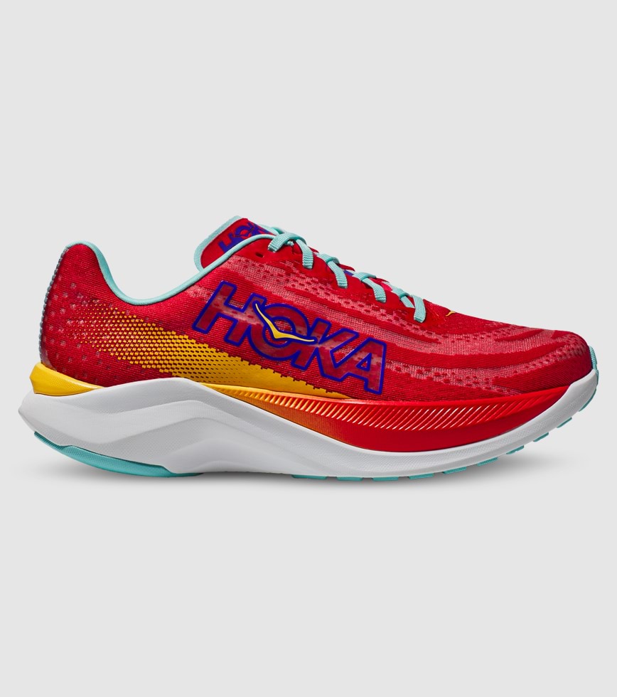 HOKA MACH X MENS CERISE CLOUDLESS | The Athlete's Foot