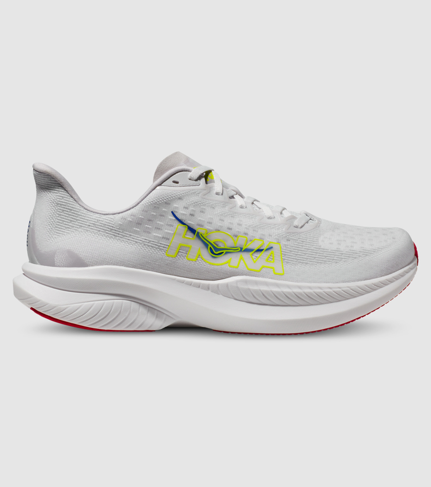HOKA MACH 6 MENS WHITE NIMBUS CLOUD The Athlete s Foot