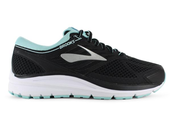BROOKS ADDICTION 13 D WOMENS BLACK ANGEL BLUE SILVER Blue Womens Motion Control Running Shoes