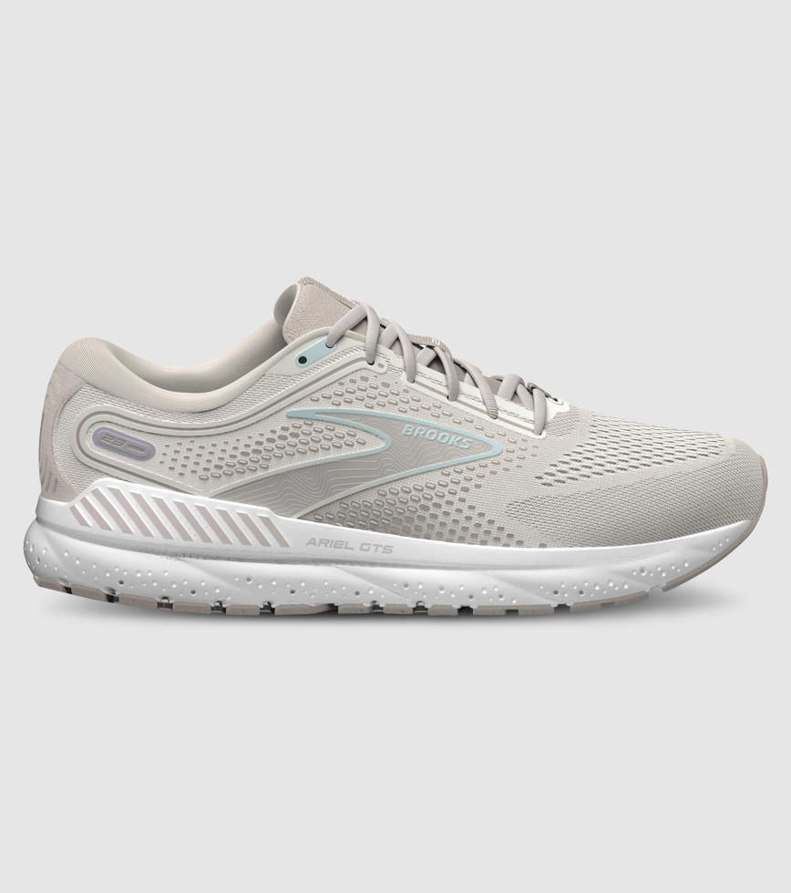 BROOKS ARIEL GTS 23 2E X WIDE WOMENS CHATEAU GREY WHITE SAND The Athlete s Foot