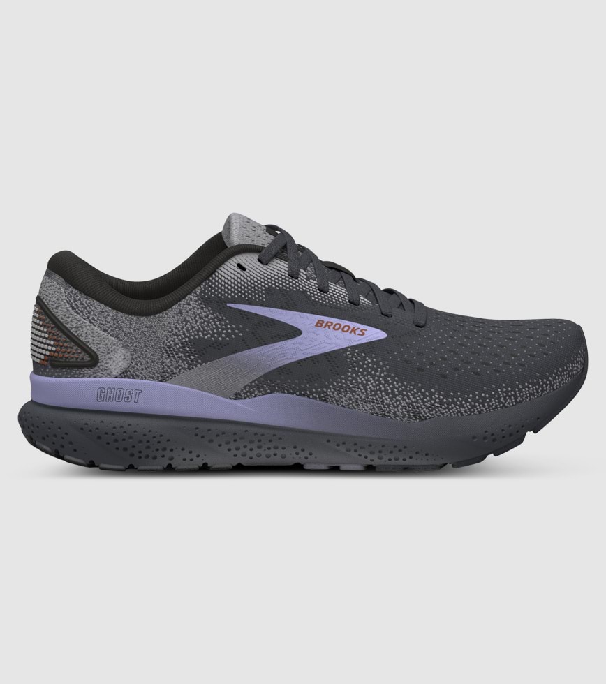 BROOKS GHOST 16 WOMENS EBONY LAVENDER COPPER The Athlete s Foot