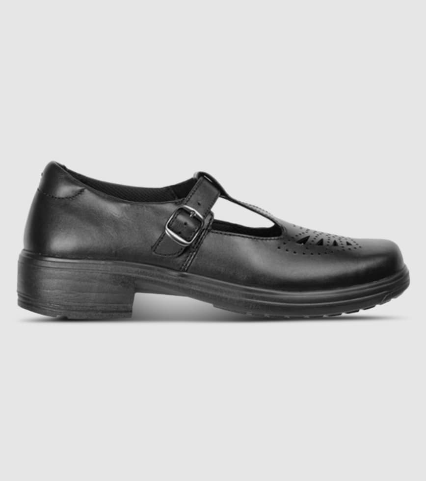 ASCENT EVE SENIOR GIRLS T BAR SCHOOL SHOES BLACK The Athlete s Foot
