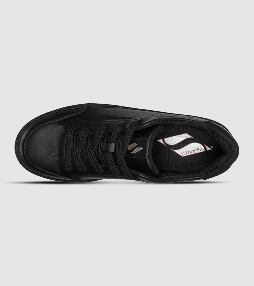 SKECHERS SIDE STREET WOMENS BLACK BLACK The Athlete s Foot