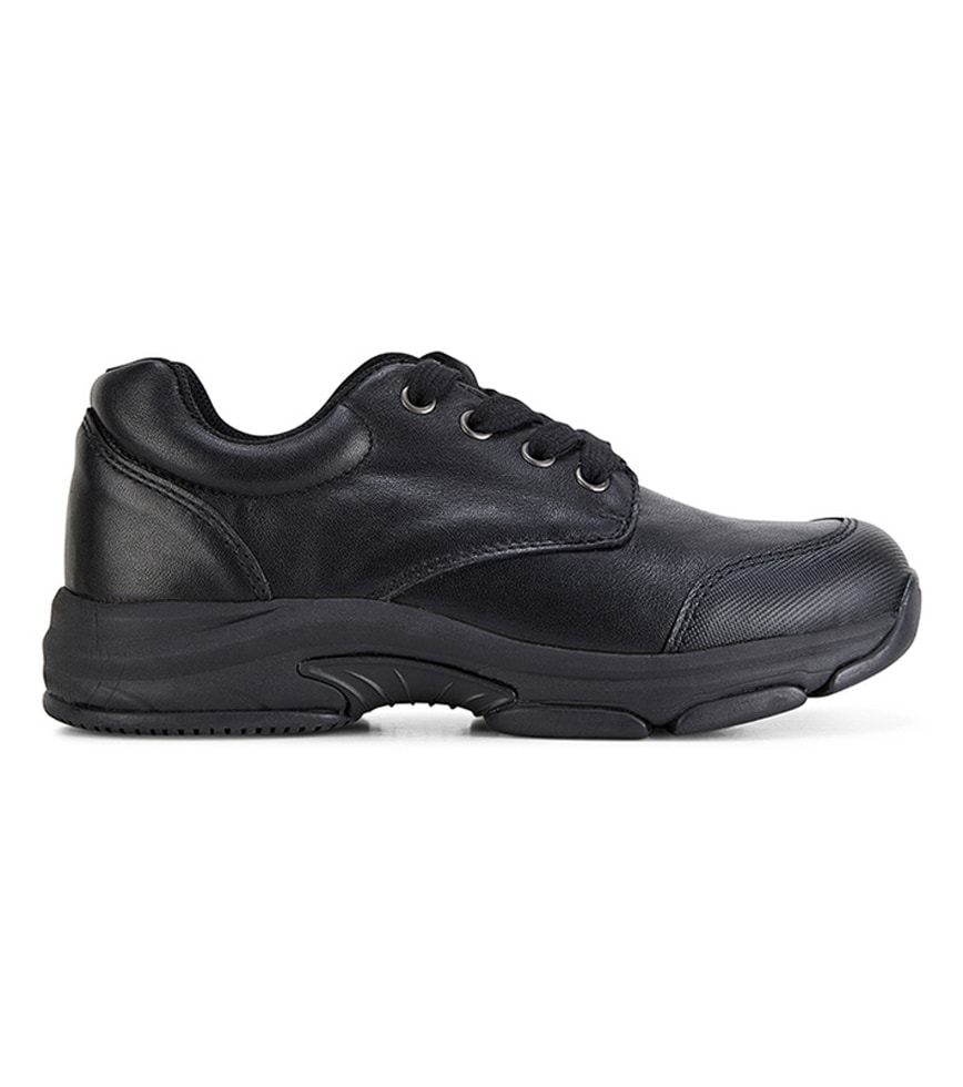 CLARKS ALERT JUNIOR BOYS SCHOOL SHOES BLACK The Athlete s Foot
