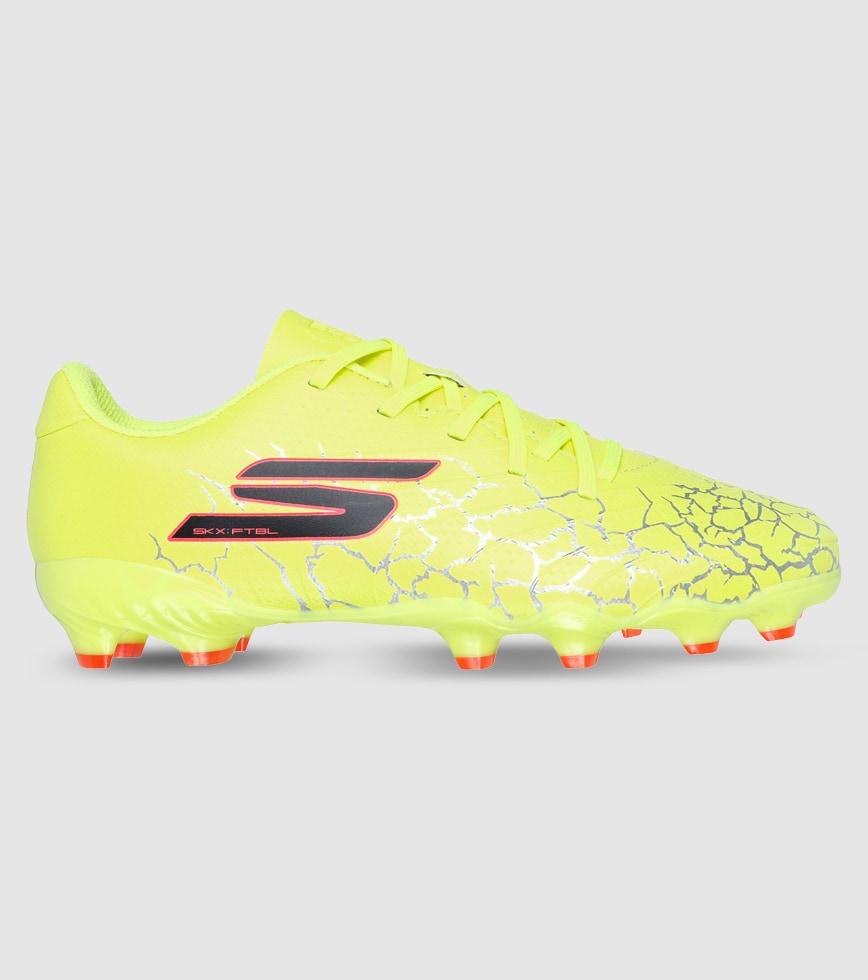 SKECHERS SKX 01 GOLD FG KIDS FOOTBALL BOOTS YELLOW BLACK The Athlete s Foot