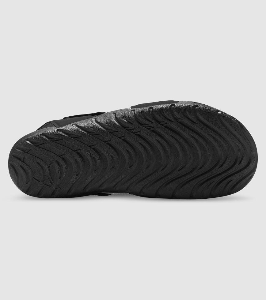 NIKE SUNRAY PROTECT 2 PS KIDS BLACK WHITE Black Girls Walking Sandals