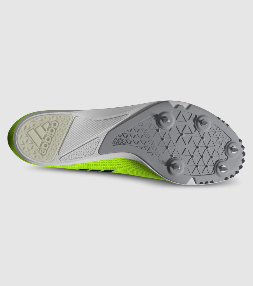 ADIDAS ALLROUNDSTA KIDS SPIKES LUCID LEMON CORE BLACK HALO SILVER The Athlete s Foot