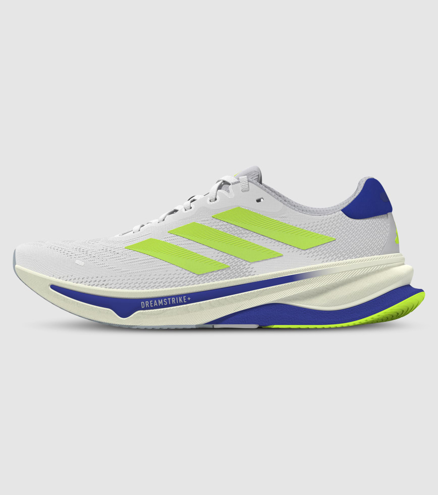 ADIDAS SUPERNOVA SOLUTION 2 MENS WHT LUCID LEMON LUCID BLUE
