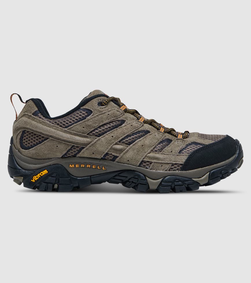 MERRELL MOAB 2 VENTILATOR 2E MENS WALNUT Ink Mens Outdoor Walking Hiking Shoes Boots