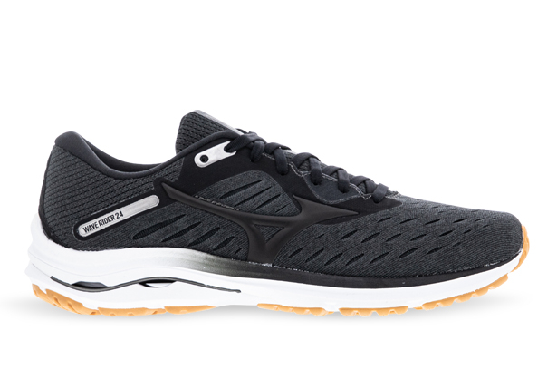 MIZUNO WAVE RIDER 24 MENS DARK SHADOW BISCUIT