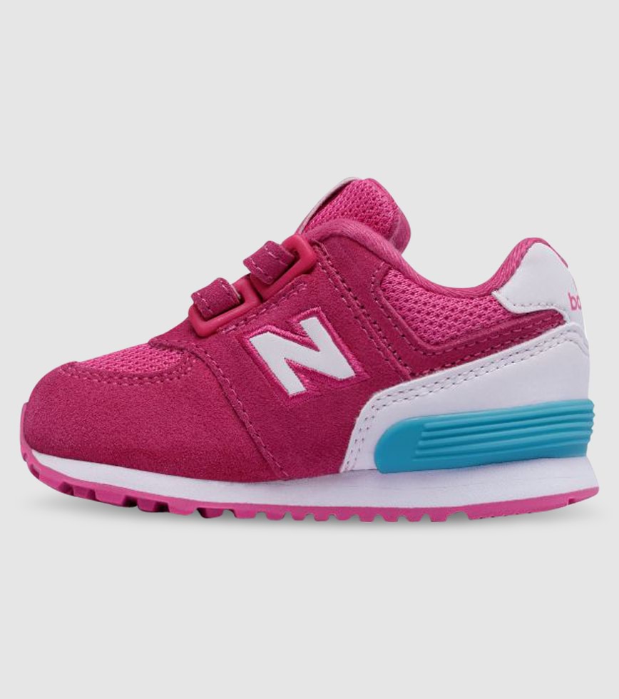 NEW BALANCE 574 TD KIDS PINK WHITE The Athlete s Foot