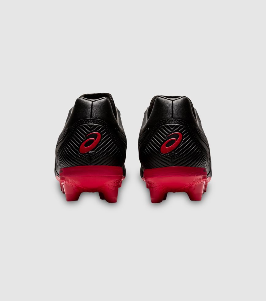 Red footy boots clearance